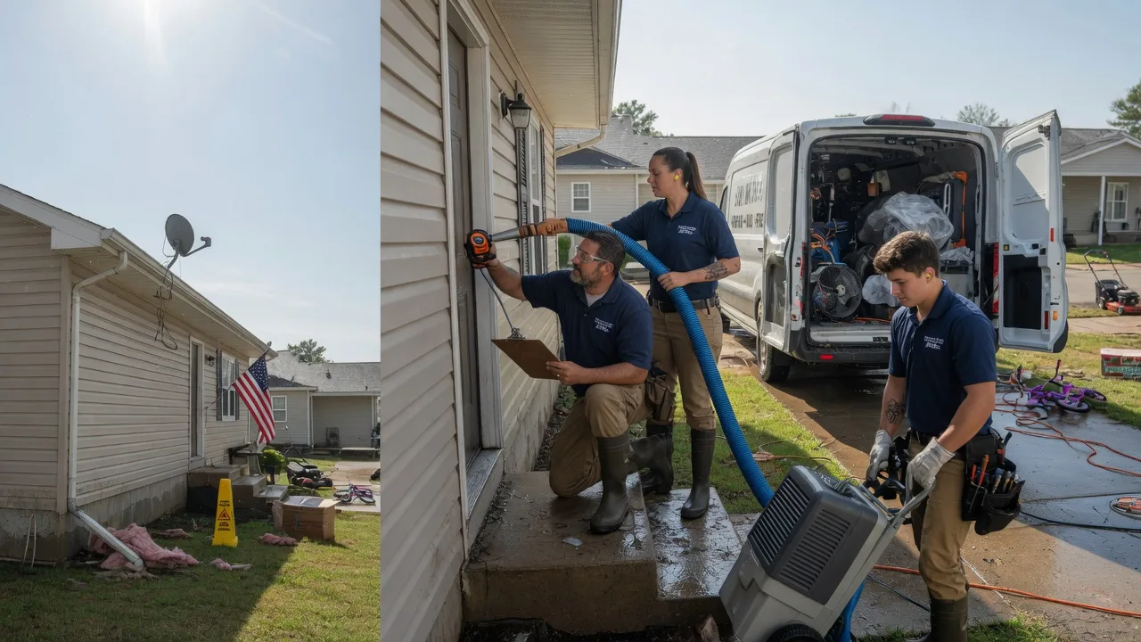 Ceiling Water Damage Restoration in Oacoma, SD near me